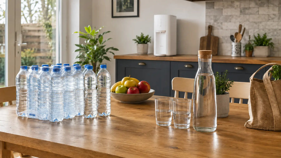 Bottled Water vs Filtered Tap Water: Taste, Plastic, PFAS and Microplastics